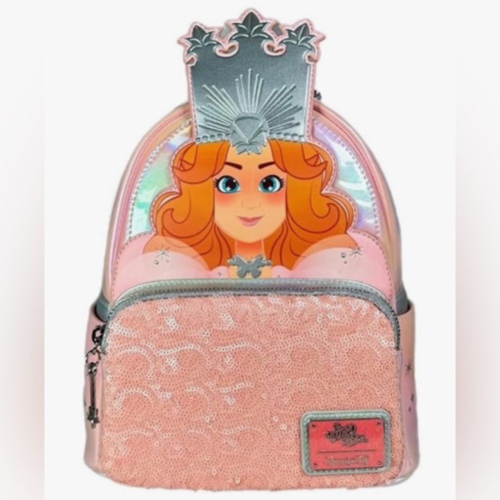 Loungefly WOZ Glinda the Good Witch Cosplay Mini Backpack